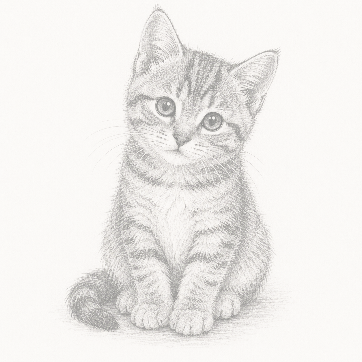 faded cat
